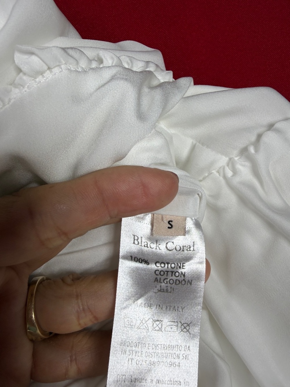 Women's White Maxi Skirt with Lace Trim - Picture 11 of 13